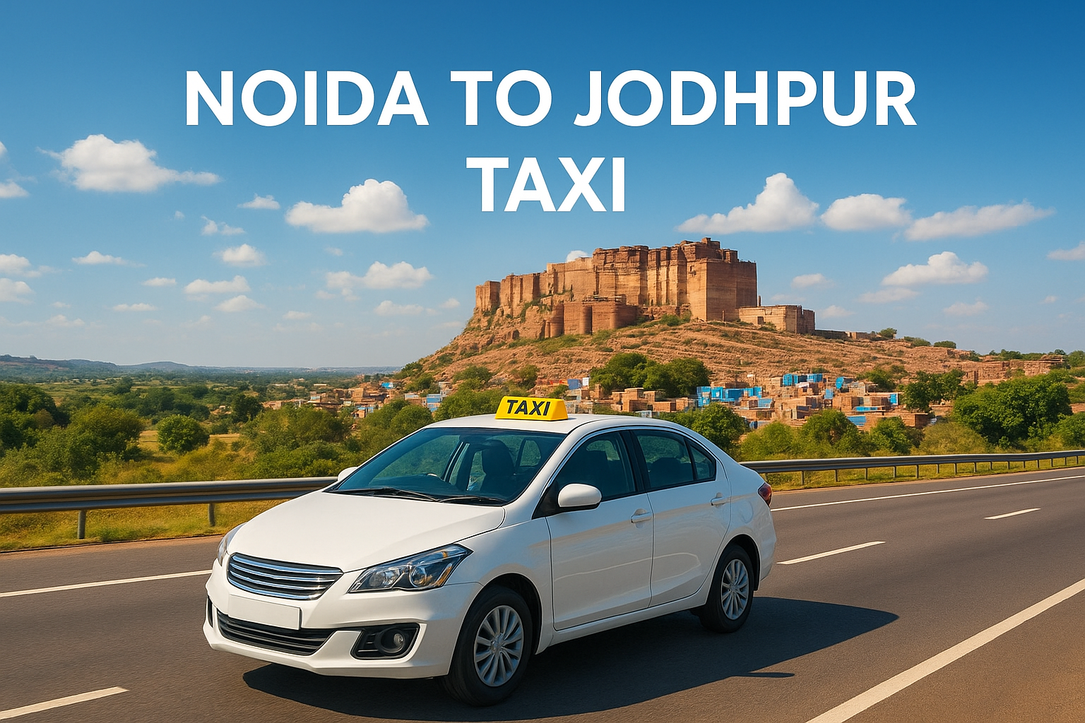 noida to jodhpur taxi
