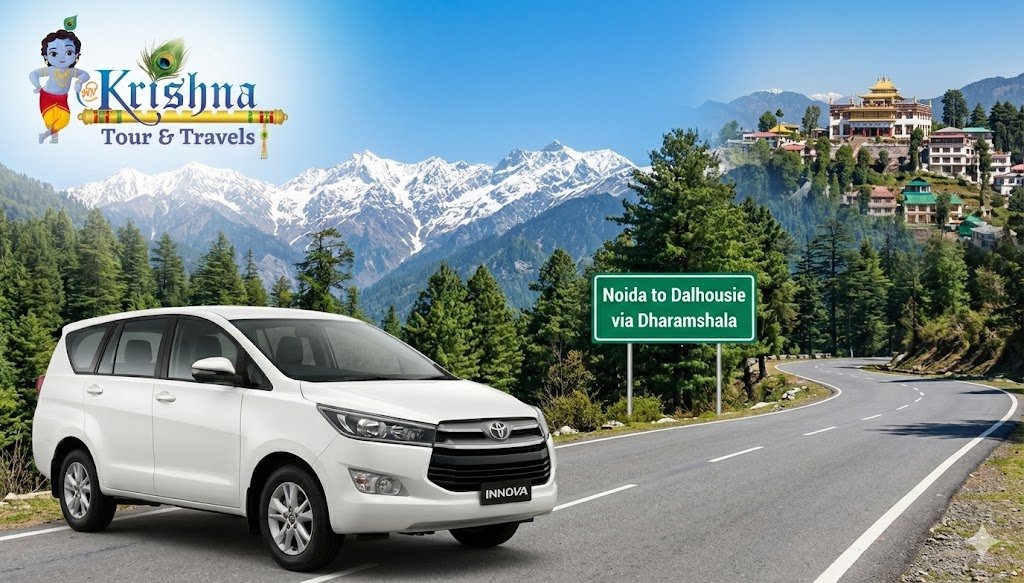 noida to dalhousie taxi service via dharamshala – safe & comfortable travel