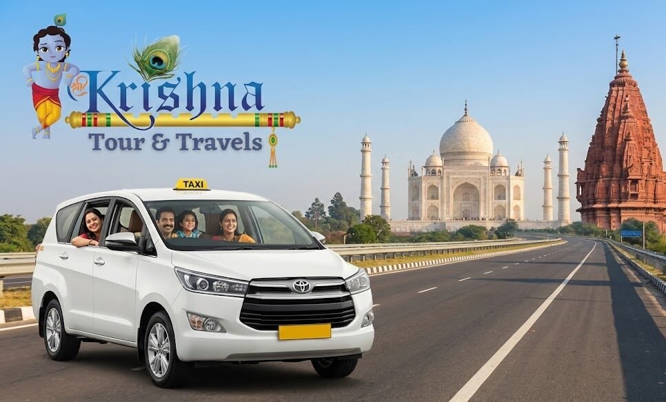 noida to agra taxi service via mathura – one day & same day trips