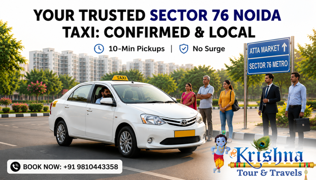 Taxi Service in Sector 76 Noida | 24/7 Cab Booking @11/km
