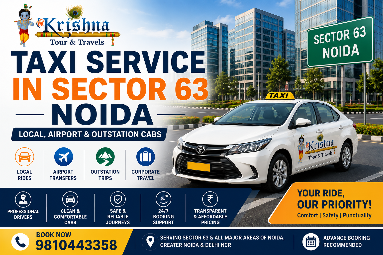 Taxi Service in Sector 63 Noida – Local, Airport & Outstation Cabs Taxi Service in Sector 63 Noida