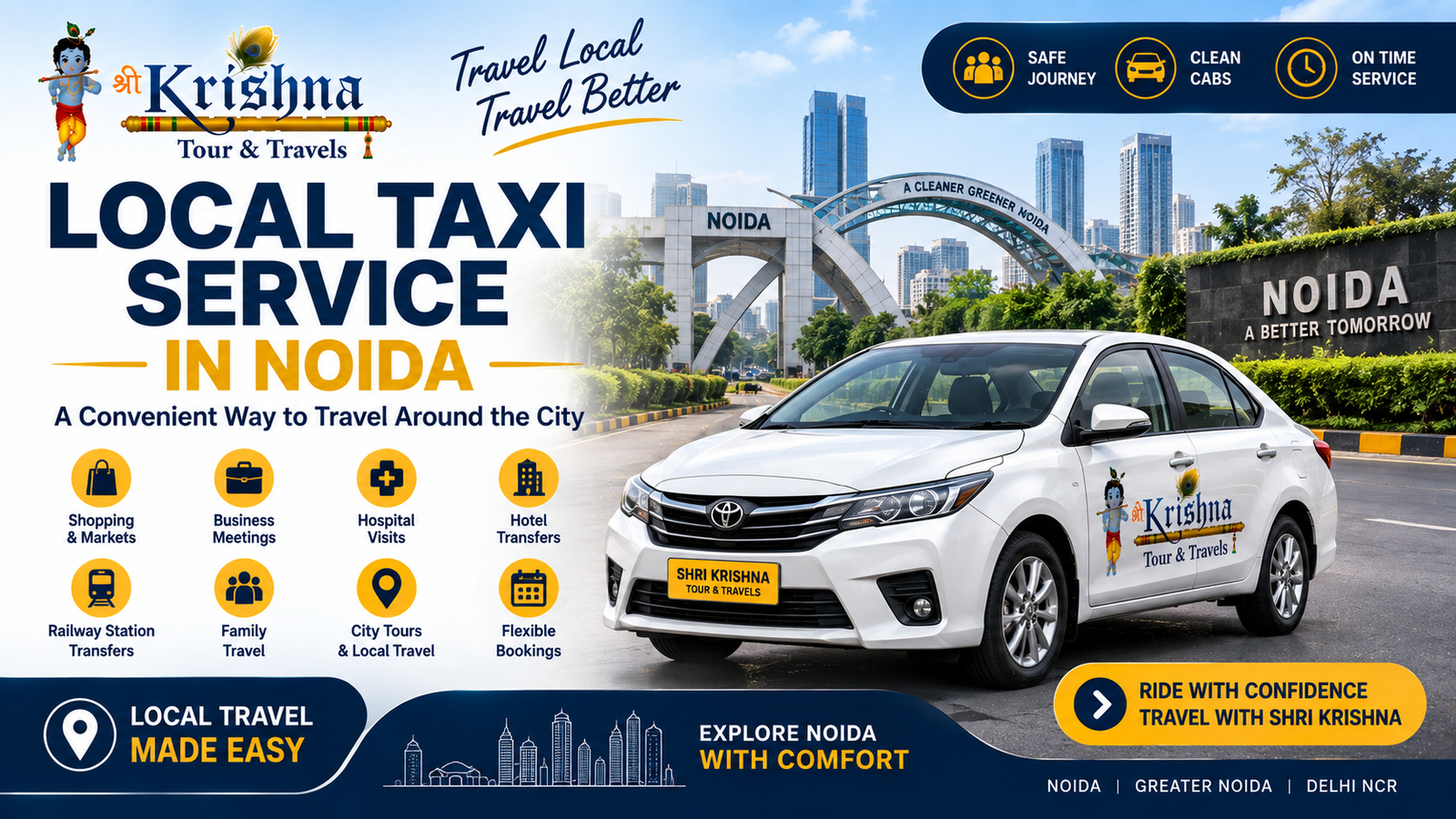 Local Taxi Service in Noida – A Convenient Way to Travel Around the City local taxi service in noida cover